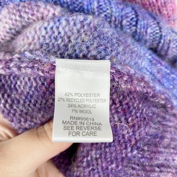 NWT John Paul Richard Ombre Cowl Neck Sweater Sz. 3X - Picture 10 of 11